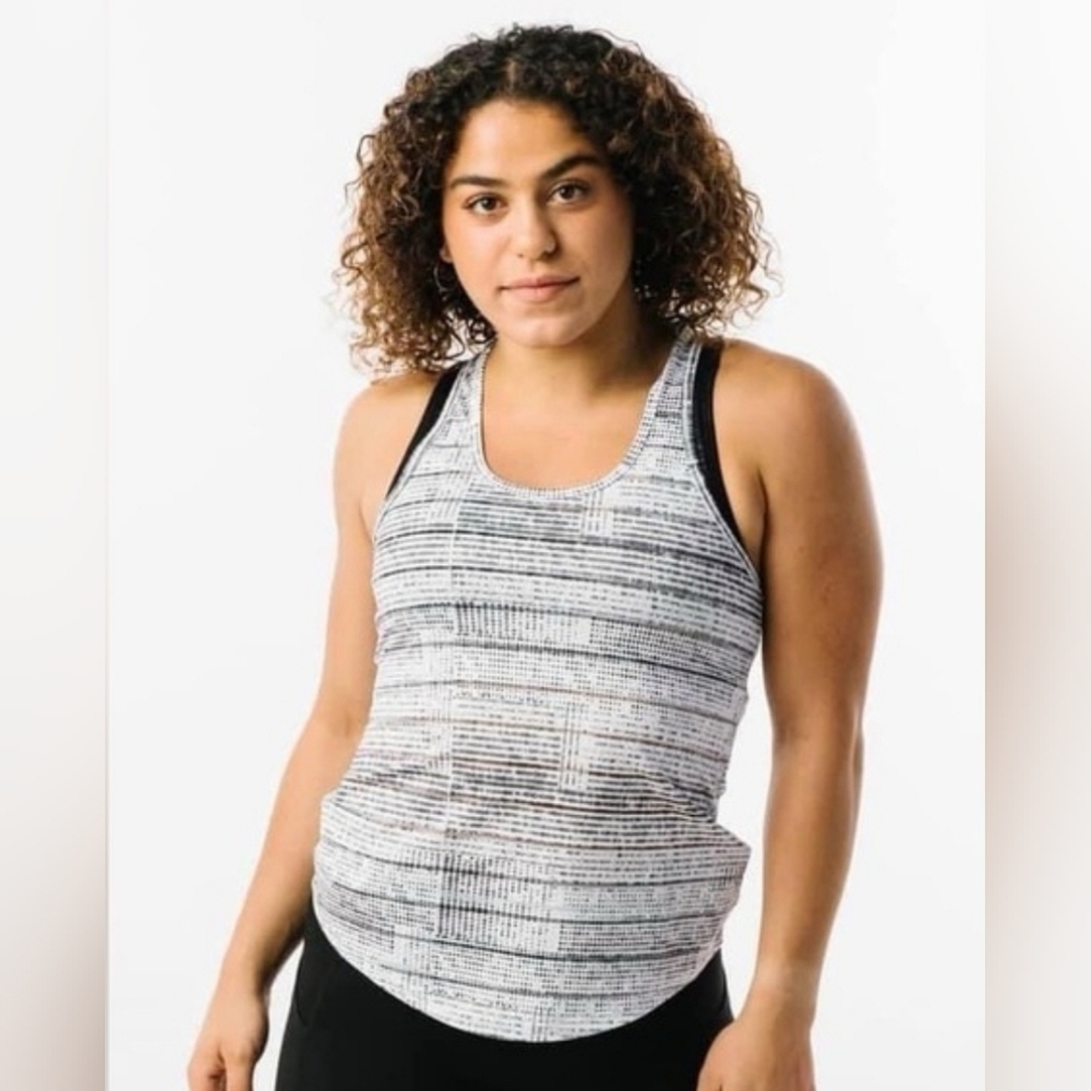 Zyia Active Gray Code Havana Tank Size XS NWT